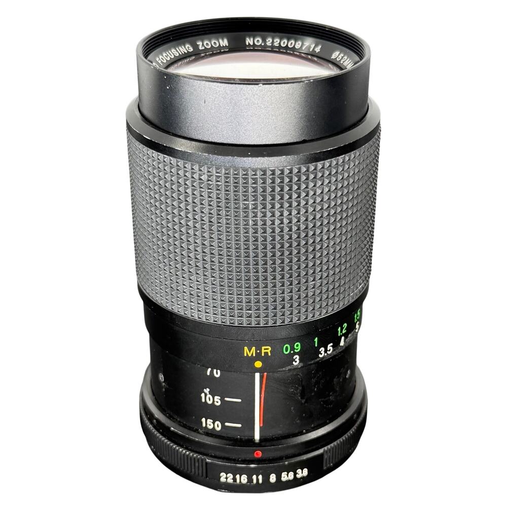 Vintage Vivitar 70-150mm f/3.8 MC Close Focusing Zoom Lens Pentax K P/K Mount